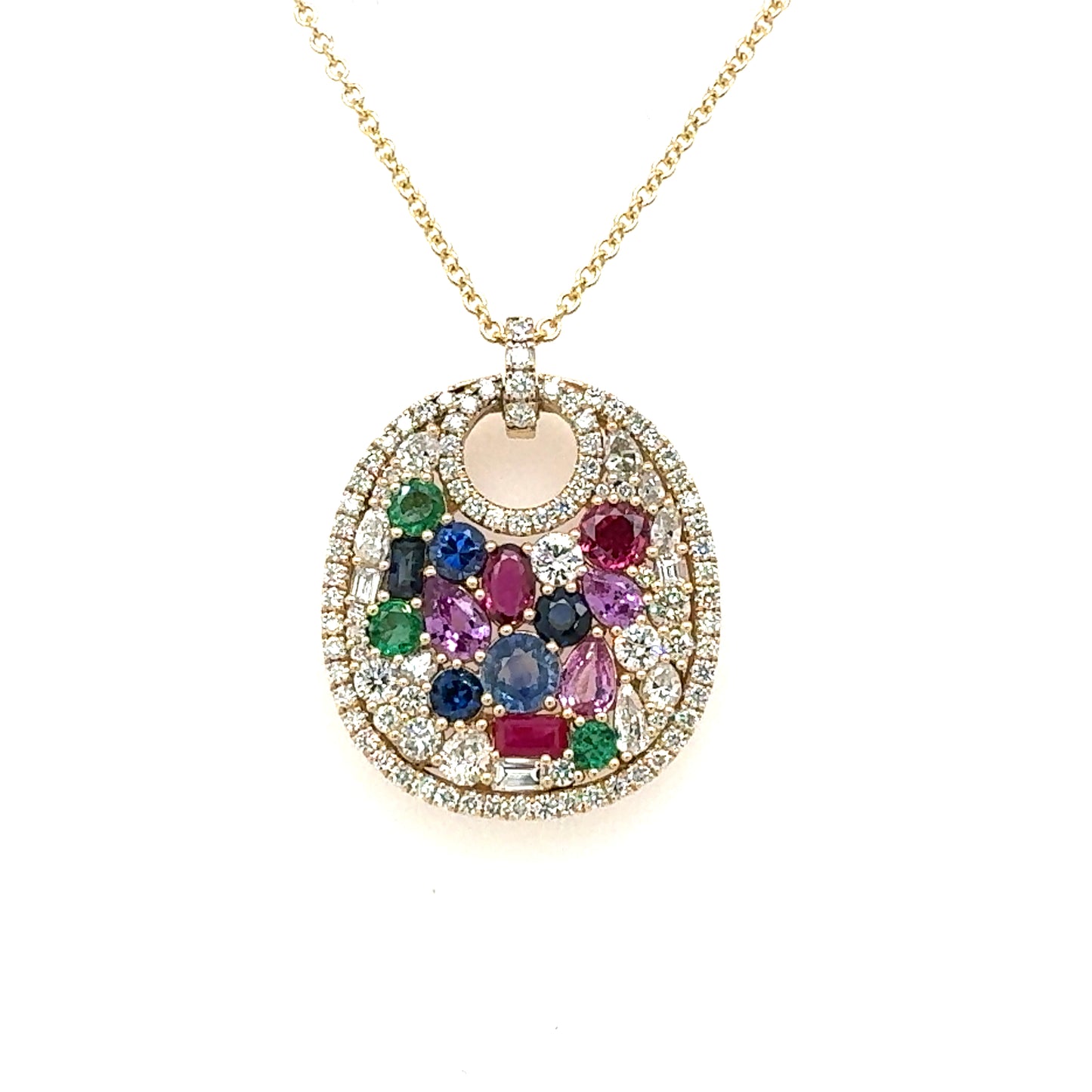 Multi Gemstone Pendant