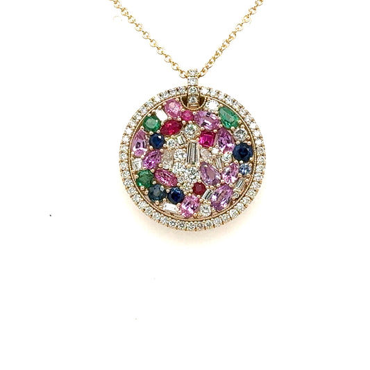 Multi Gemstone Pendant