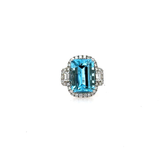 Blue Topaz Ring
