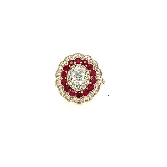 Diamond and Ruby Ring