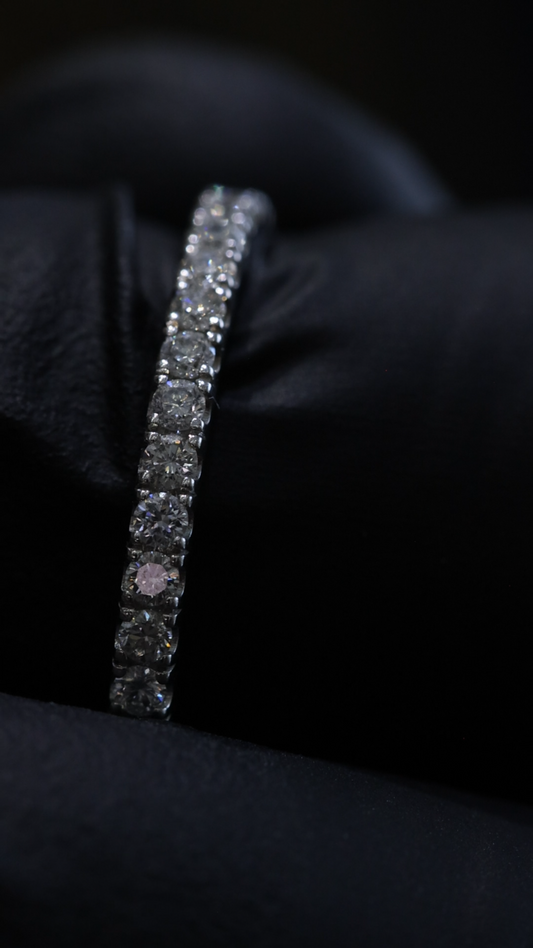 Diamond Eternity Band in 14K White Gold (G/H SI)