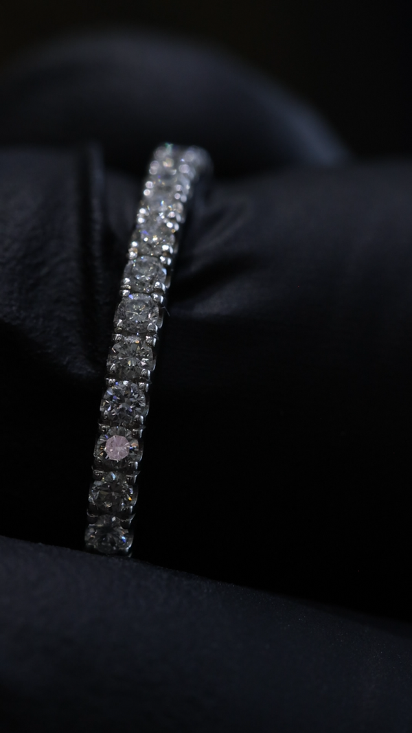 Diamond Eternity Band in 14K White Gold (G/H SI)